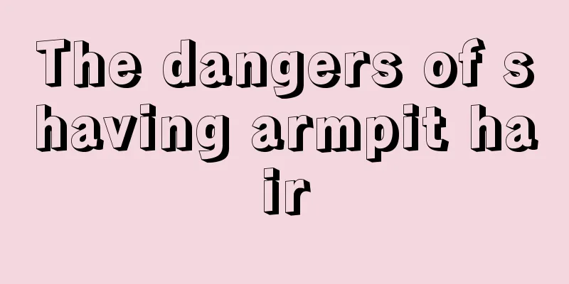 The dangers of shaving armpit hair
