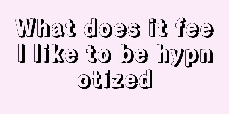What does it feel like to be hypnotized