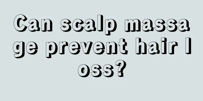 Can scalp massage prevent hair loss?