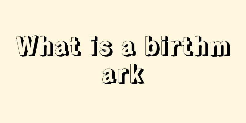 What is a birthmark