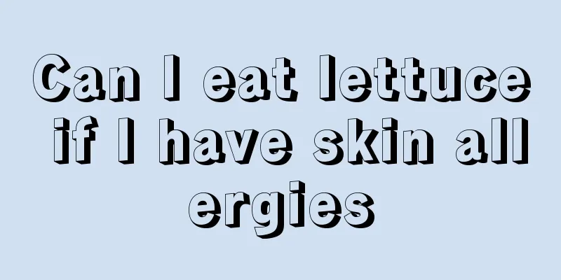Can I eat lettuce if I have skin allergies