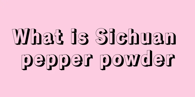 What is Sichuan pepper powder