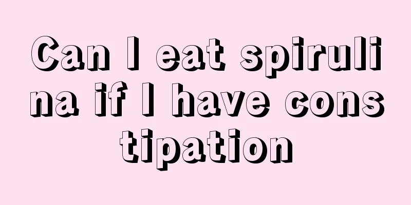 Can I eat spirulina if I have constipation