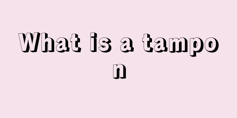 What is a tampon