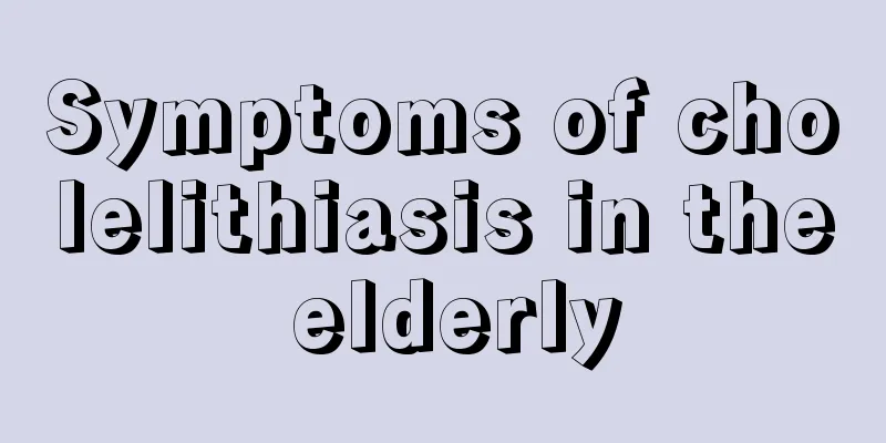 Symptoms of cholelithiasis in the elderly