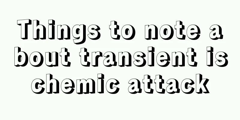 Things to note about transient ischemic attack
