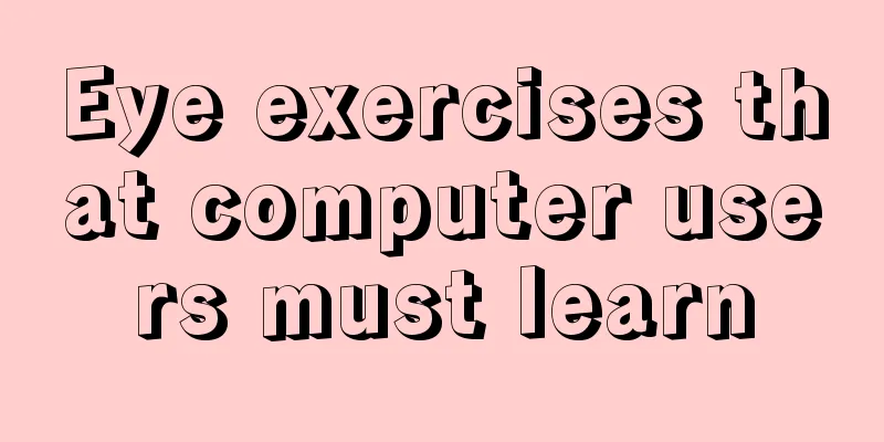 Eye exercises that computer users must learn