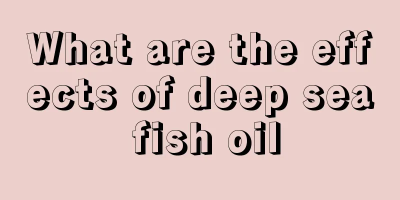 What are the effects of deep sea fish oil
