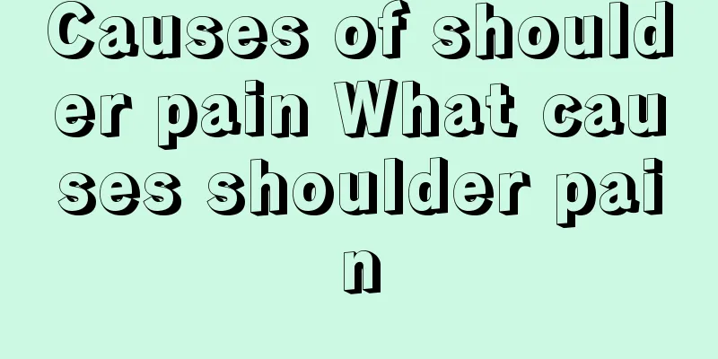 Causes of shoulder pain What causes shoulder pain
