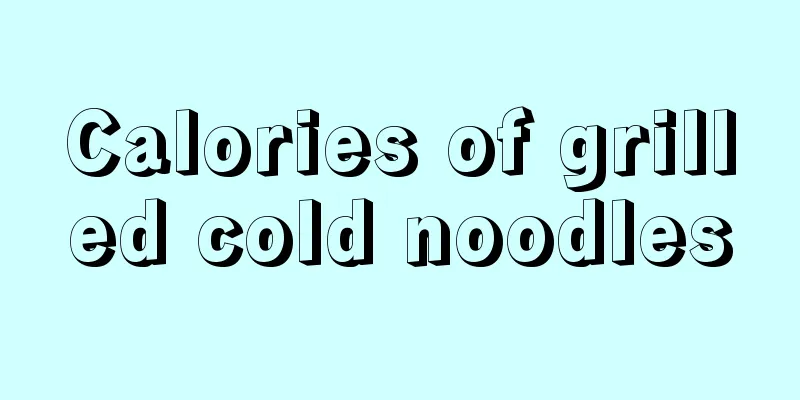 Calories of grilled cold noodles