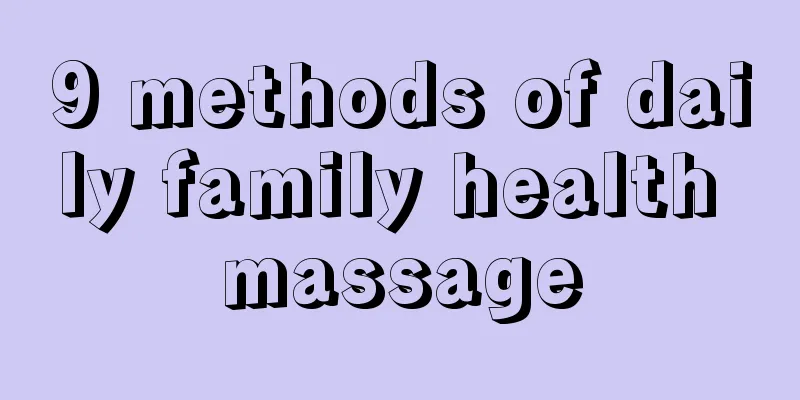 9 methods of daily family health massage