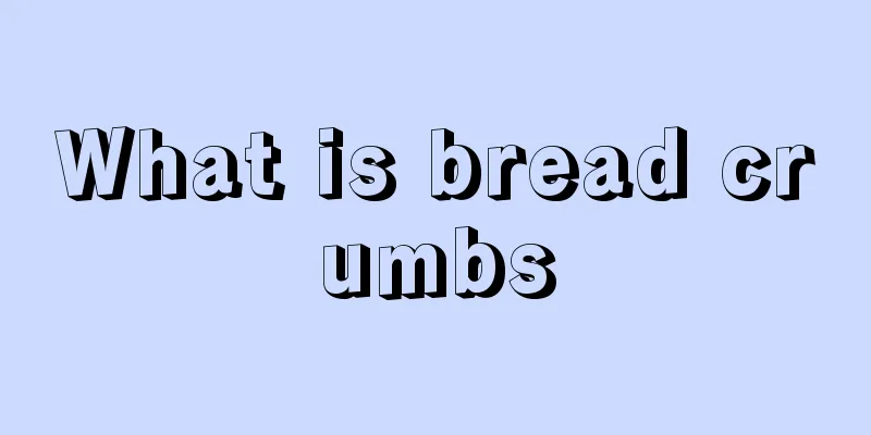 What is bread crumbs