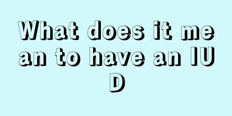 What does it mean to have an IUD
