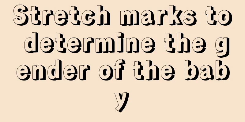 Stretch marks to determine the gender of the baby