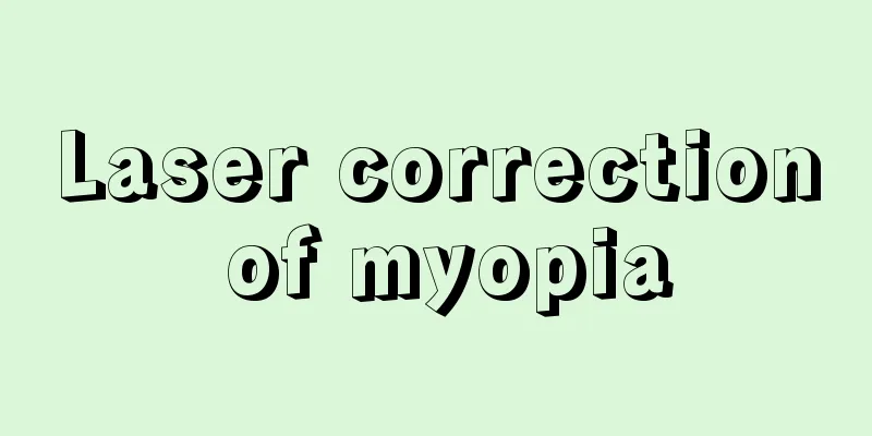 Laser correction of myopia