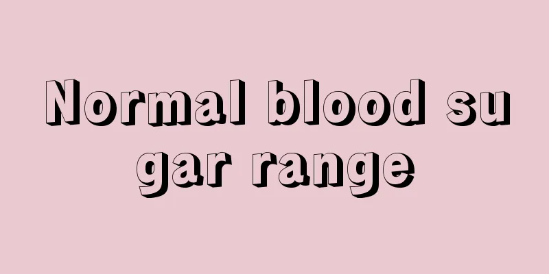 Normal blood sugar range