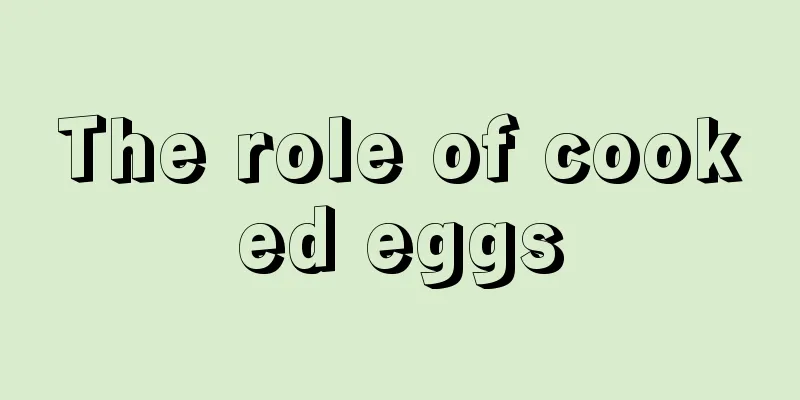 The role of cooked eggs
