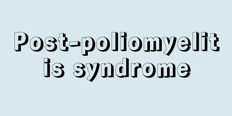 Post-poliomyelitis syndrome