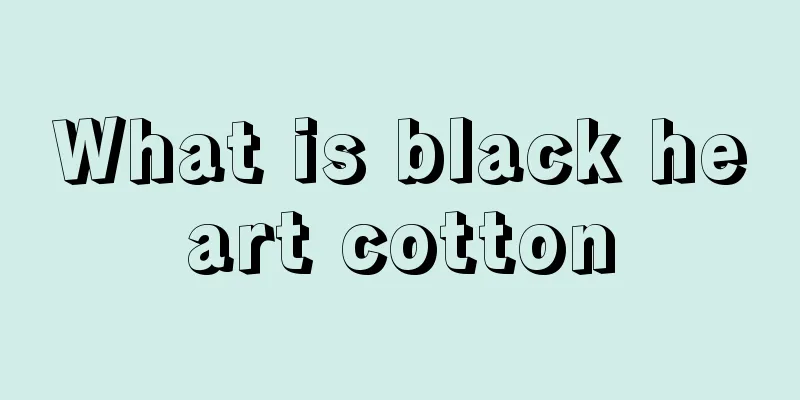 What is black heart cotton