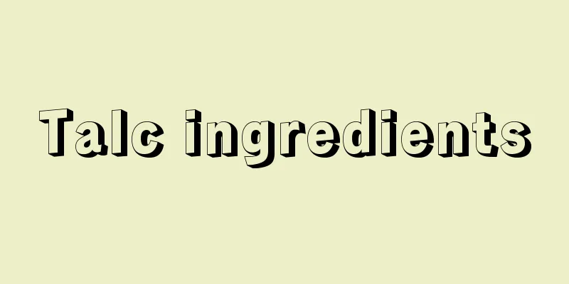 Talc ingredients