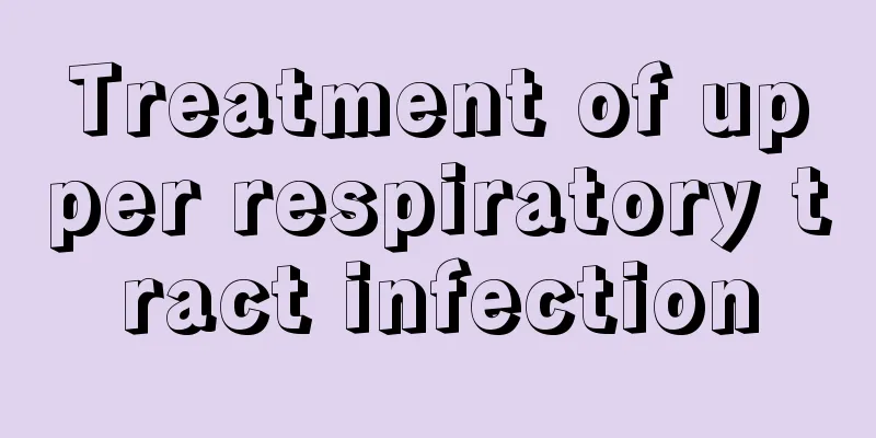 Treatment of upper respiratory tract infection