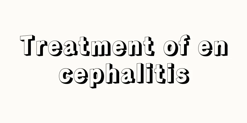 Treatment of encephalitis