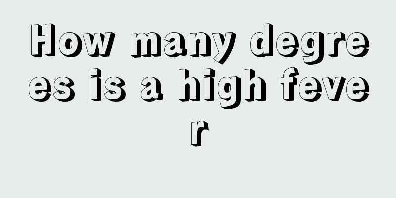 How many degrees is a high fever