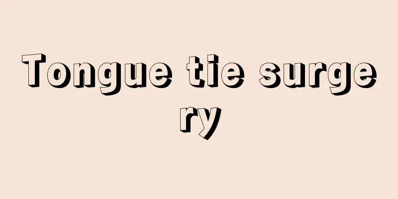 Tongue tie surgery