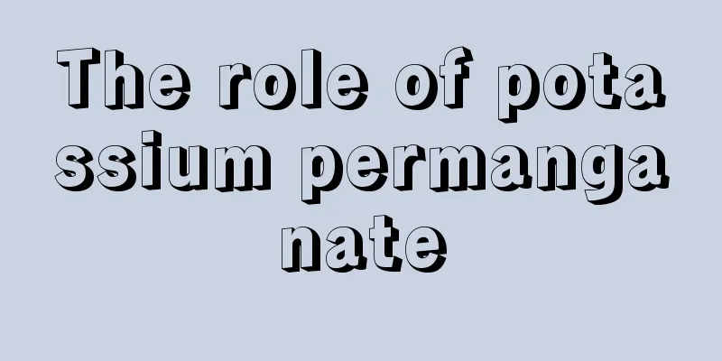 The role of potassium permanganate