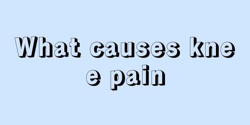 What causes knee pain