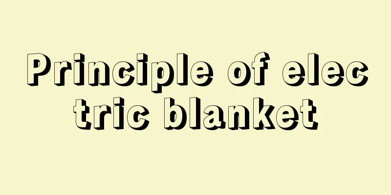 Principle of electric blanket