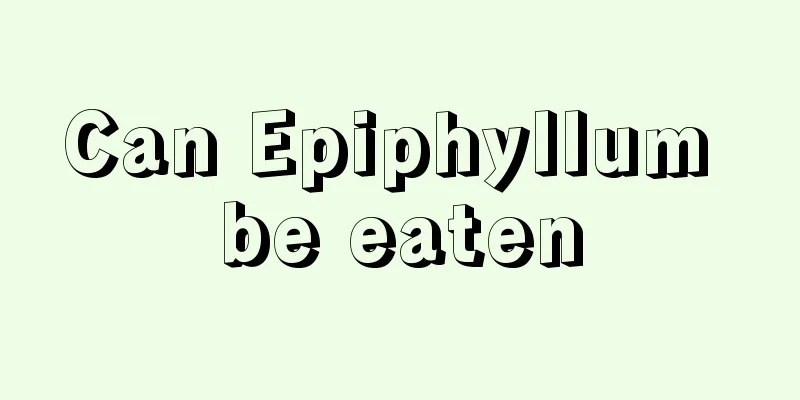 Can Epiphyllum be eaten