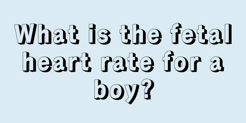 What is the fetal heart rate for a boy?