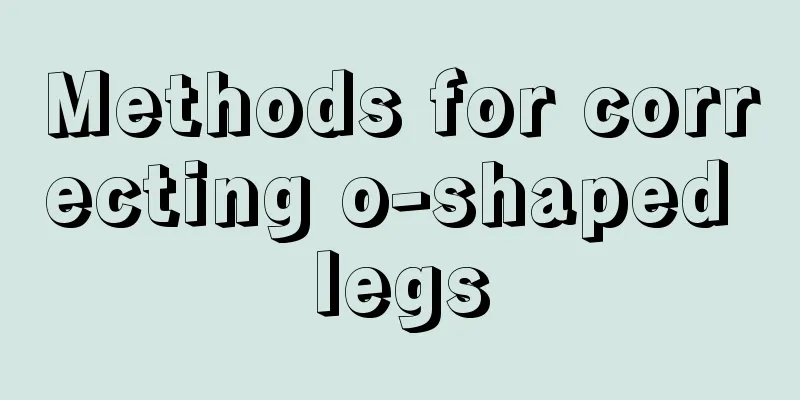 Methods for correcting o-shaped legs