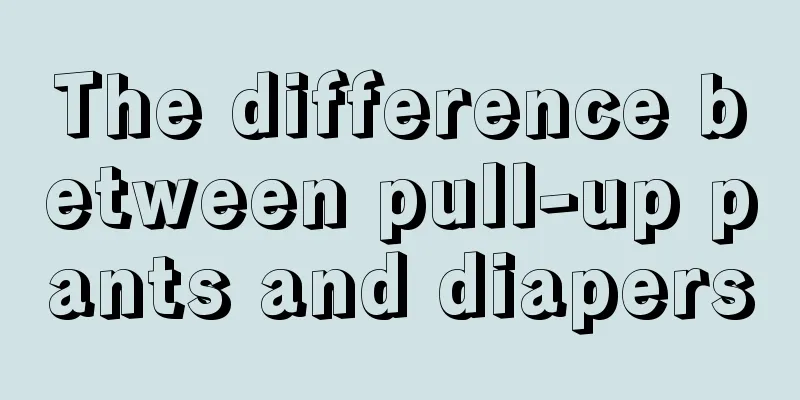 The difference between pull-up pants and diapers