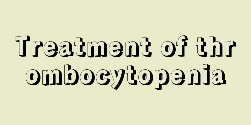 Treatment of thrombocytopenia