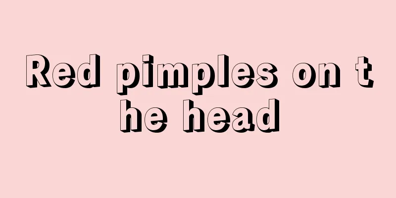 Red pimples on the head