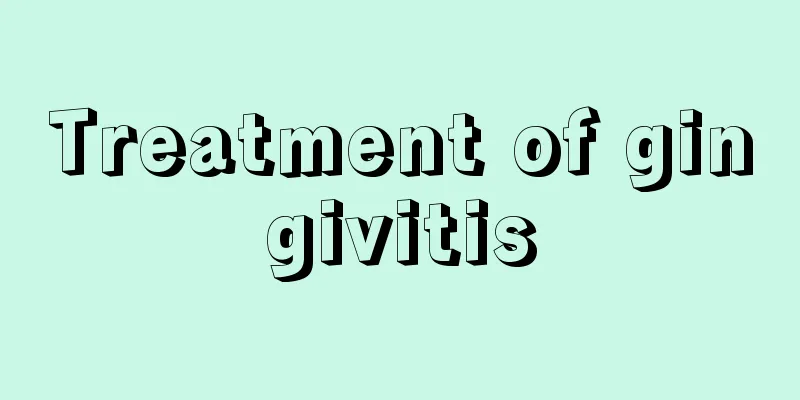 Treatment of gingivitis