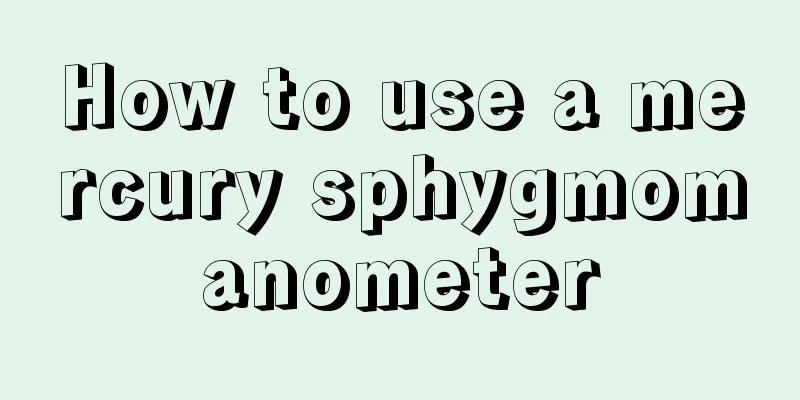 How to use a mercury sphygmomanometer