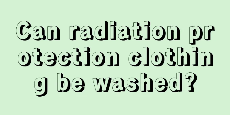 Can radiation protection clothing be washed?