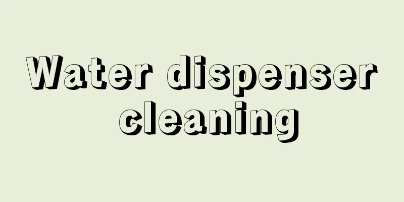 Water dispenser cleaning