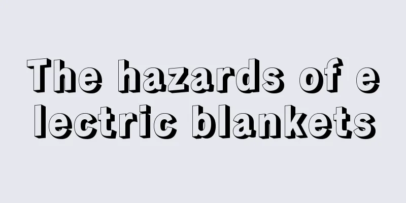 The hazards of electric blankets