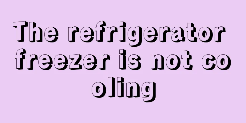 The refrigerator freezer is not cooling