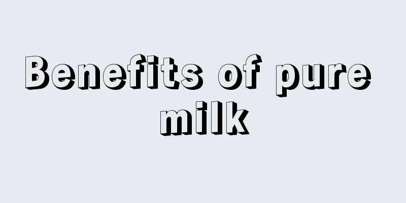 Benefits of pure milk