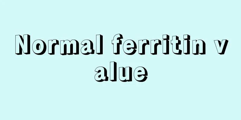 Normal ferritin value