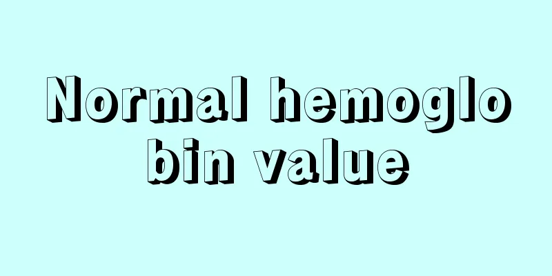 Normal hemoglobin value