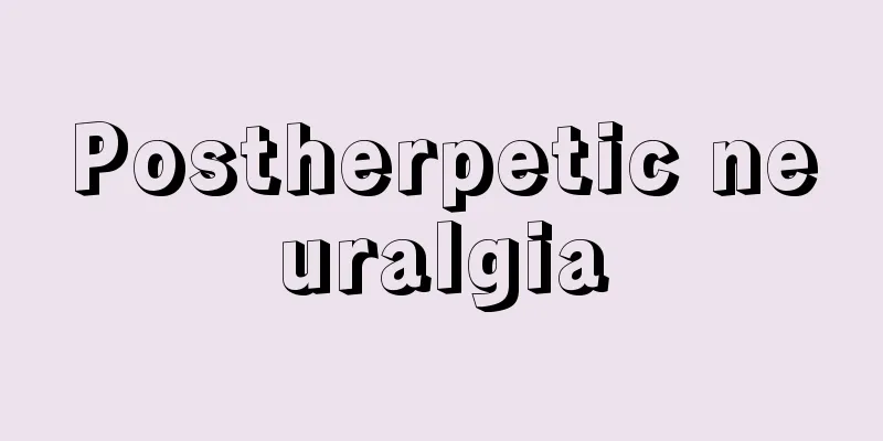 Postherpetic neuralgia