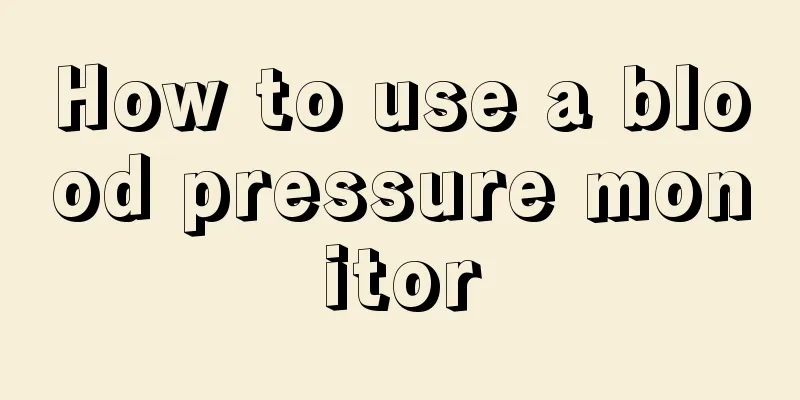 How to use a blood pressure monitor