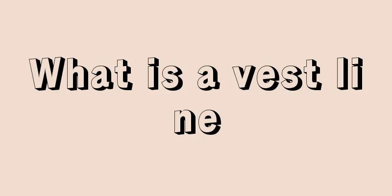 What is a vest line