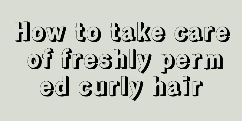 How to take care of freshly permed curly hair